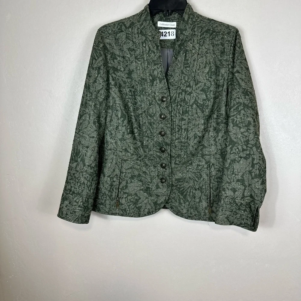 Cold water creek blazer green. Preowned. P2p21.Length 23-1/2 - Picture 2 of 8